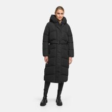 Navahoo Eisblick Damen Winter Steppmantel  Schwarz-Größe XL - Gr. 42