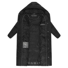 Navahoo Eisblick Damen Winter Steppmantel  Schwarz-Größe XL - Gr. 42