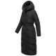 Navahoo Eisblick Damen Winter Steppmantel  Schwarz-Größe XL - Gr. 42