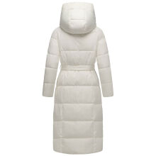 Navahoo Eisblick Damen Winter Steppmantel  Offwhite-Größe S - Gr. 36