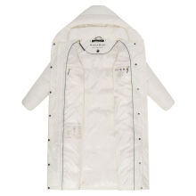 Navahoo Eisblick Damen Winter Steppmantel  Offwhite-Größe S - Gr. 36