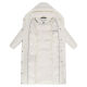 Navahoo Eisblick Damen Winter Steppmantel  Offwhite-Größe S - Gr. 36