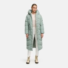 Navahoo Eisblick Damen Winter Steppmantel  Smokey Mint-Gr&ouml;&szlig;e M - Gr. 38
