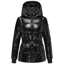 Navahoo Eisglanz Damen Winter Steppjacke  Schwarz Gr&ouml;&szlig;e S - Gr. 36