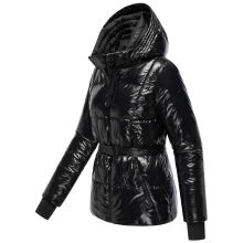 Navahoo Eisglanz Damen Winter Steppjacke  Schwarz Gr&ouml;&szlig;e S - Gr. 36