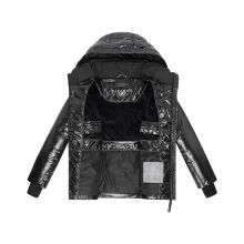 Navahoo Eisglanz Damen Winter Steppjacke  Schwarz Gr&ouml;&szlig;e S - Gr. 36