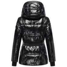 Navahoo Eisglanz Damen Winter Steppjacke  Schwarz Gr&ouml;&szlig;e L - Gr. 40