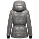Navahoo Eisglanz Damen Winter Steppjacke  Grey Größe S - Gr. 36