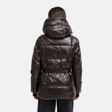 Navahoo Eisglanz Damen Winter Steppjacke  Choco Größe XS - Gr. 34