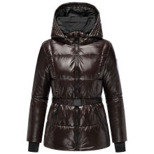Navahoo Eisglanz Damen Winter Steppjacke  Choco Größe XS - Gr. 34