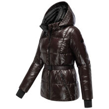 Navahoo Eisglanz Damen Winter Steppjacke  Choco Größe XS - Gr. 34