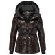 Navahoo Eisglanz Damen Winter Steppjacke  Choco Größe XS - Gr. 34