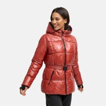Navahoo Eisglanz Damen Winter Steppjacke  Dark Terracotta Größe S - Gr. 36