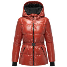 Navahoo Eisglanz Damen Winter Steppjacke  Dark Terracotta Größe S - Gr. 36