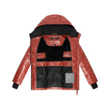 Navahoo Eisglanz Damen Winter Steppjacke  Dark Terracotta Größe S - Gr. 36