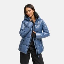 Navahoo Eisglanz Damen Winter Steppjacke  Dusty Blue Gr&ouml;&szlig;e XS - Gr. 34