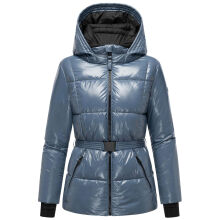 Navahoo Eisglanz Damen Winter Steppjacke  Dusty Blue Gr&ouml;&szlig;e XS - Gr. 34