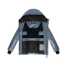 Navahoo Eisglanz Damen Winter Steppjacke  Dusty Blue Gr&ouml;&szlig;e XS - Gr. 34