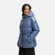 Navahoo Eisglanz Damen Winter Steppjacke  Dusty Blue Gr&ouml;&szlig;e S - Gr. 36