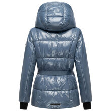 Navahoo Eisglanz Damen Winter Steppjacke  Dusty Blue Gr&ouml;&szlig;e M - Gr. 38