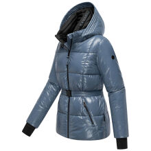 Navahoo Eisglanz Damen Winter Steppjacke  Dusty Blue Gr&ouml;&szlig;e XL - Gr. 42