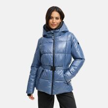 Navahoo Eisglanz Damen Winter Steppjacke  Dusty Blue Gr&ouml;&szlig;e XXL - Gr. 44