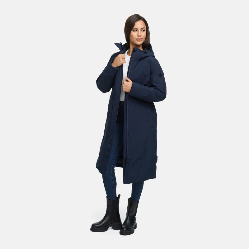 Navahoo Eismelodie Damen Winter Parka  Navy Größe M - Gr. 38