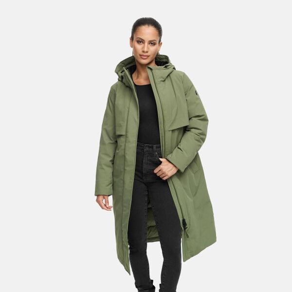 Navahoo Eismelodie Damen Winter Parka  Olive Leaf Größe L - Gr. 40