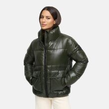 Navahoo Eispracht Damen Winter Steppjacke  Dark Olive Größe S - Gr. 36