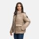Navahoo Eispracht Damen Winter Steppjacke  Taupe Grey Größe XXL - Gr. 44