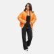 Navahoo Eispracht Damen Winter Steppjacke  Orange Größe XL - Gr. 42