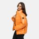 Navahoo Eispracht Damen Winter Steppjacke  Orange Größe XL - Gr. 42