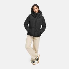 Navahoo Fl&uuml;sterfee Damen Winter Jacke  Schwarz-Gr&ouml;&szlig;e L - Gr. 40