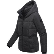 Navahoo Fl&uuml;sterfee Damen Winter Jacke  Schwarz-Gr&ouml;&szlig;e L - Gr. 40
