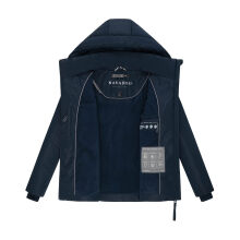 Navahoo Fl&uuml;sterfee Damen Winter Jacke  Navy-Gr&ouml;&szlig;e XXXL - Gr. 46
