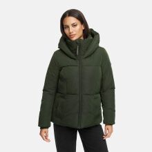 Navahoo Fl&uuml;sterfee Damen Winter Jacke  Dark Olive-Gr&ouml;&szlig;e XL - Gr. 42