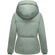 Navahoo Fl&uuml;sterfee Damen Winter Jacke  Smokey Mint-Gr&ouml;&szlig;e XL - Gr. 42