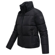 Navahoo Frostherz Damen Winter Steppjacke  Schwarz Gr&ouml;&szlig;e XL - Gr. 42