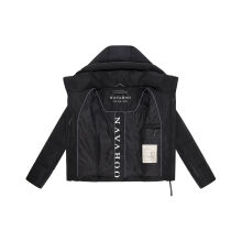 Navahoo Frostherz Damen Winter Steppjacke  Schwarz Gr&ouml;&szlig;e XL - Gr. 42