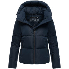 Navahoo Frostherz Damen Winter Steppjacke  Navy Gr&ouml;&szlig;e M - Gr. 38