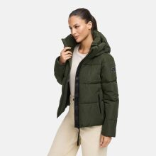 Navahoo Frostherz Damen Winter Steppjacke  Dark Olive Größe XS - Gr. 34