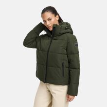 Navahoo Frostherz Damen Winter Steppjacke  Dark Olive Größe XS - Gr. 34
