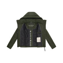 Navahoo Frostherz Damen Winter Steppjacke  Dark Olive Gr&ouml;&szlig;e XXL - Gr. 44