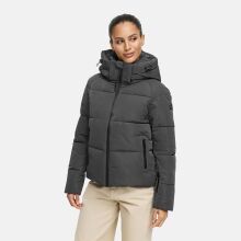 Navahoo Frostherz Damen Winter Steppjacke  Anthrazit Gr&ouml;&szlig;e S - Gr. 36