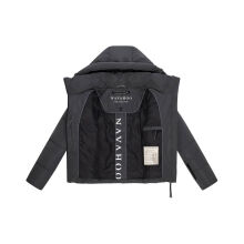 Navahoo Frostherz Damen Winter Steppjacke  Anthrazit Gr&ouml;&szlig;e S - Gr. 36