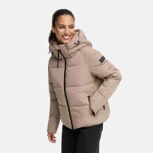 Navahoo Frostherz Damen Winter Steppjacke  Taupe Grey Größe S - Gr. 36