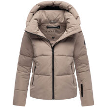 Navahoo Frostherz Damen Winter Steppjacke  Taupe Grey Größe S - Gr. 36