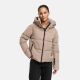 Navahoo Frostherz Damen Winter Steppjacke  Taupe Grey Größe S - Gr. 36