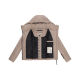 Navahoo Frostherz Damen Winter Steppjacke  Taupe Grey Größe S - Gr. 36