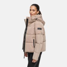 Navahoo Frostherz Damen Winter Steppjacke  Taupe Grey Gr&ouml;&szlig;e L - Gr. 40